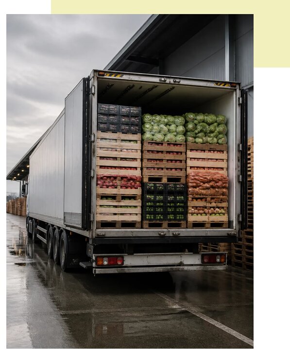 Перевозка плодоовощной продукции в Медногорск по цене от 5086 р. | Агросервис-Мдн