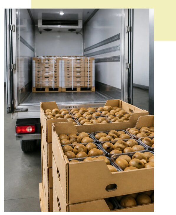 Перевозка киви в Медногорск рефрижератором от 5086 р. | Агросервис-Мдн
